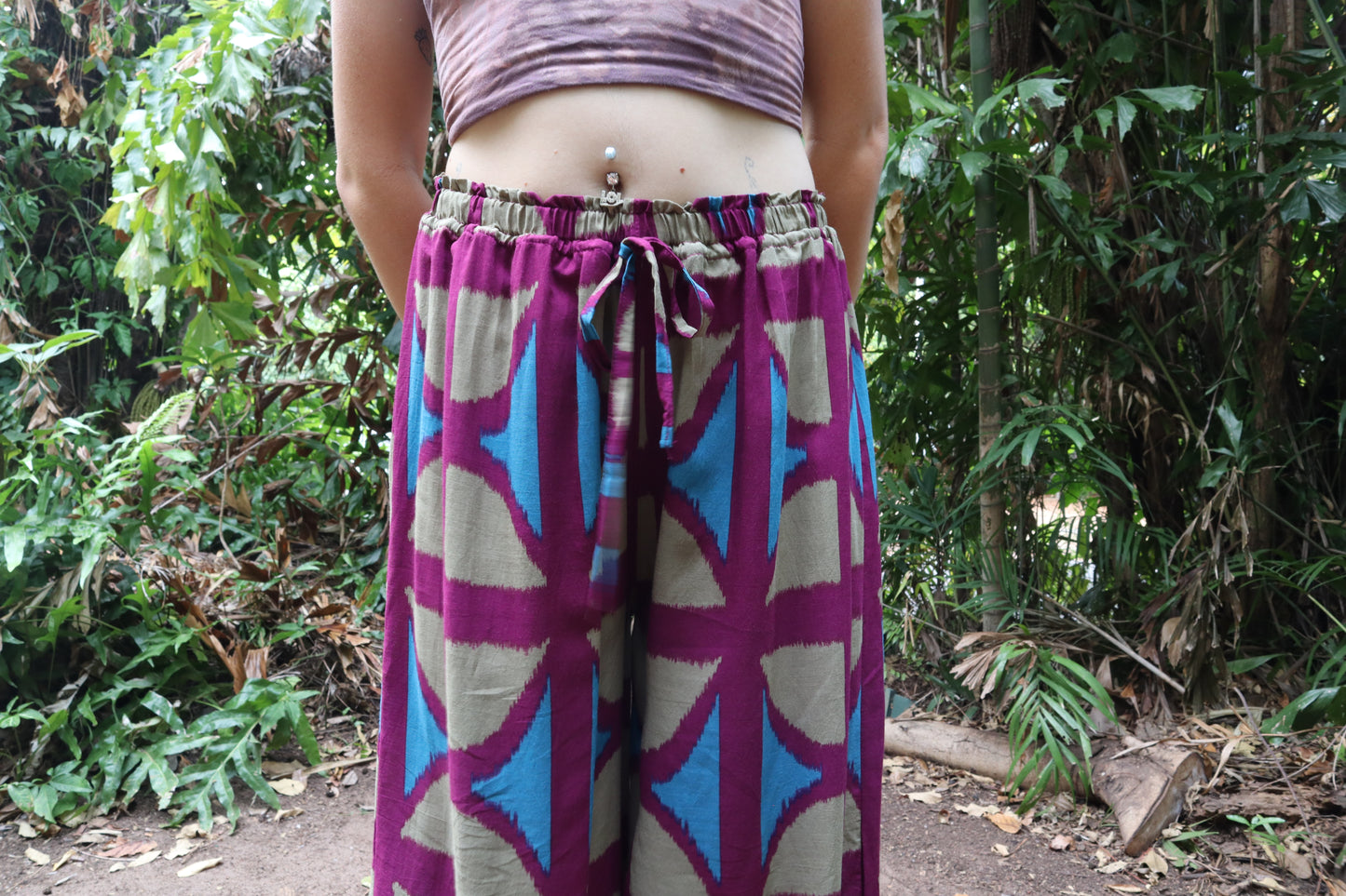 Lounge pants in Breeze block