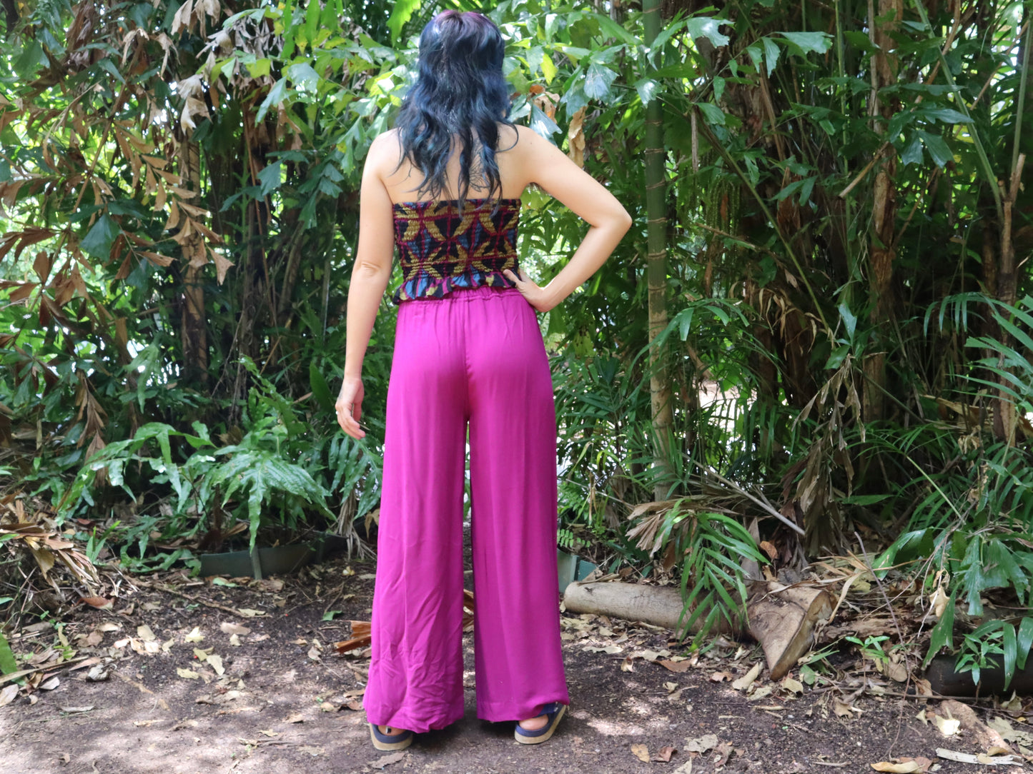 Lounge pants in Cerise