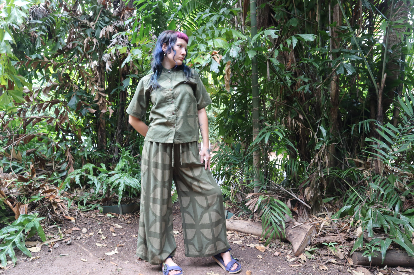 Gold rush top in Urban camo