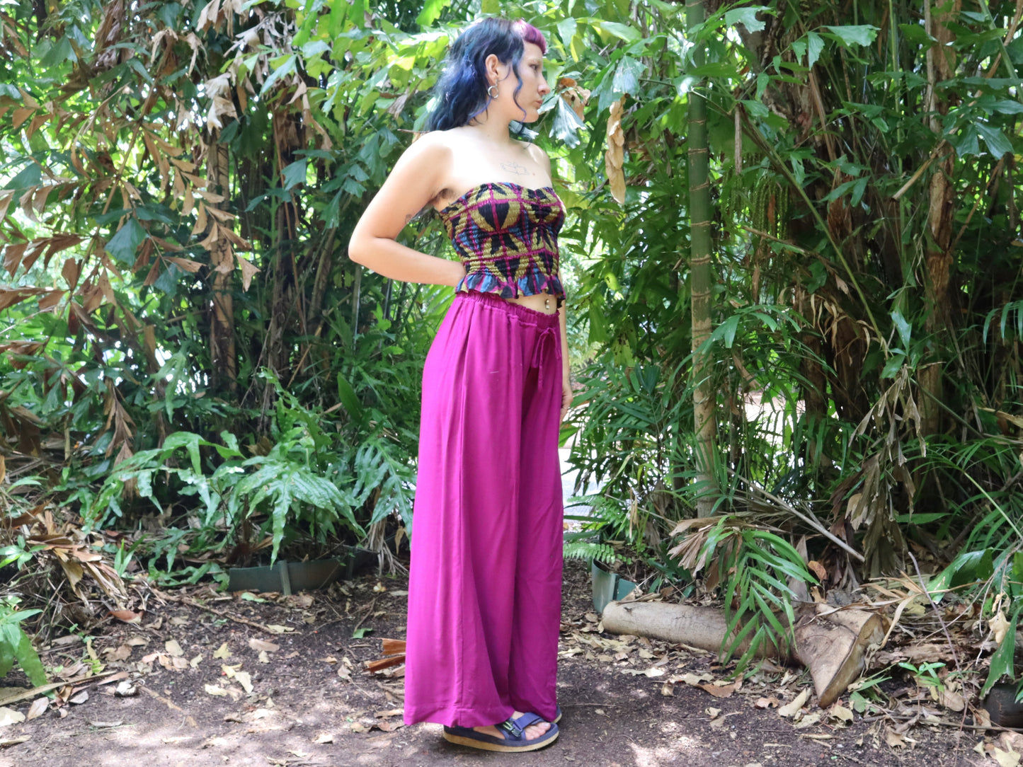 Lounge pants in Cerise