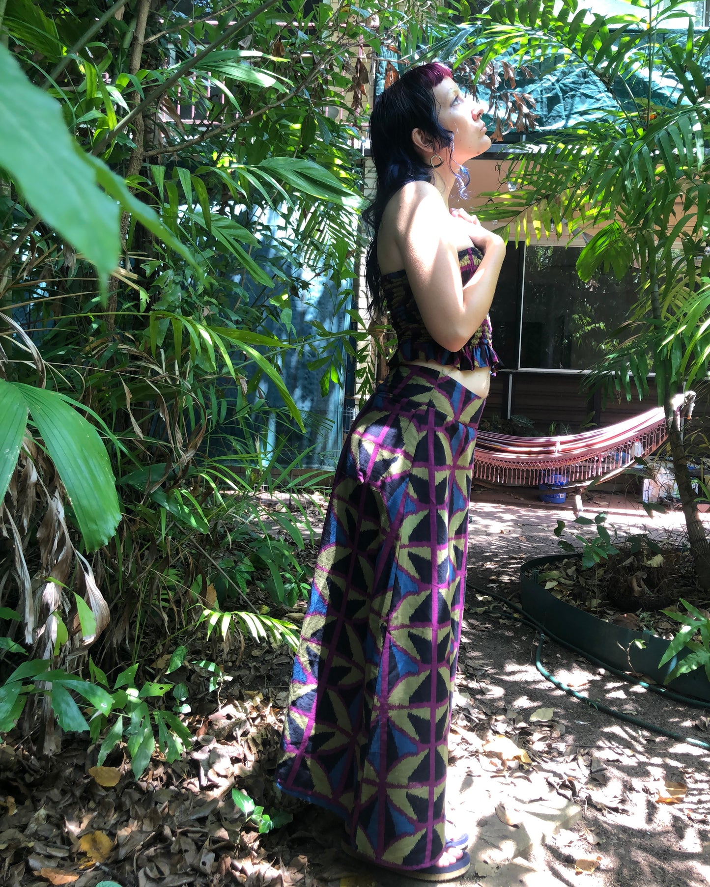 Jewel spider LONG A-line Skirt