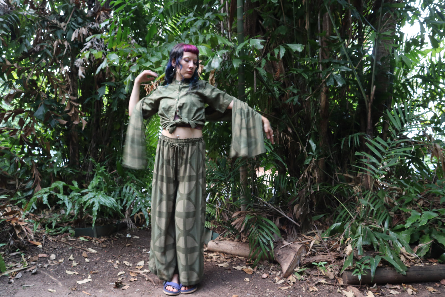 Breezeblock Shawl/ Half Sarong in Urban camo