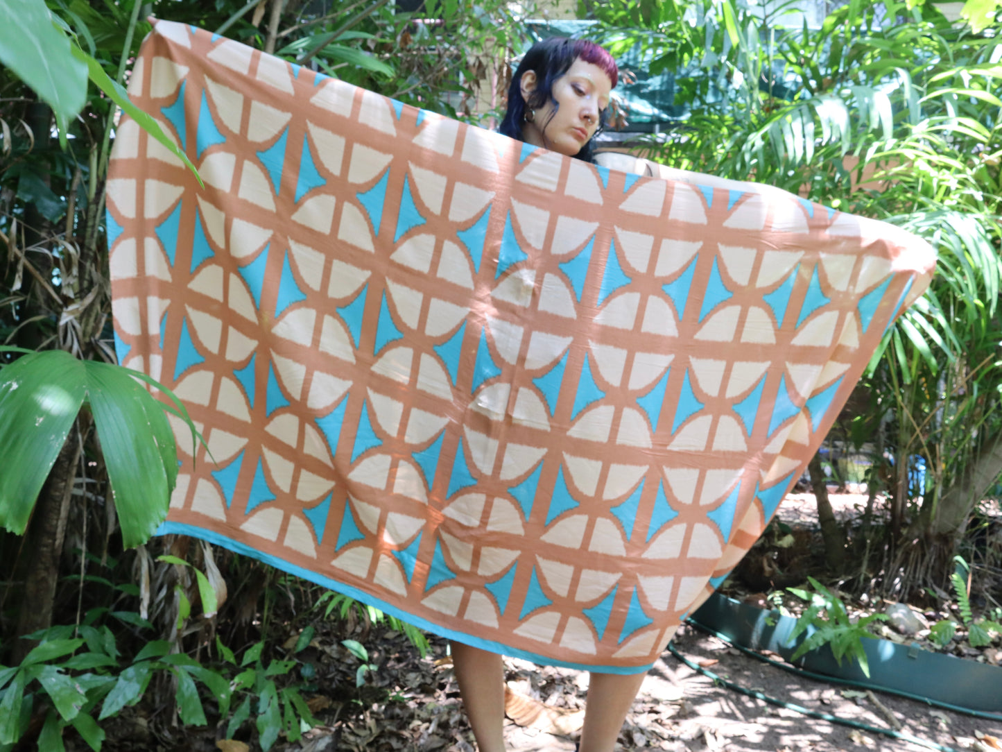 Breezeblock Sarong in Cas beach