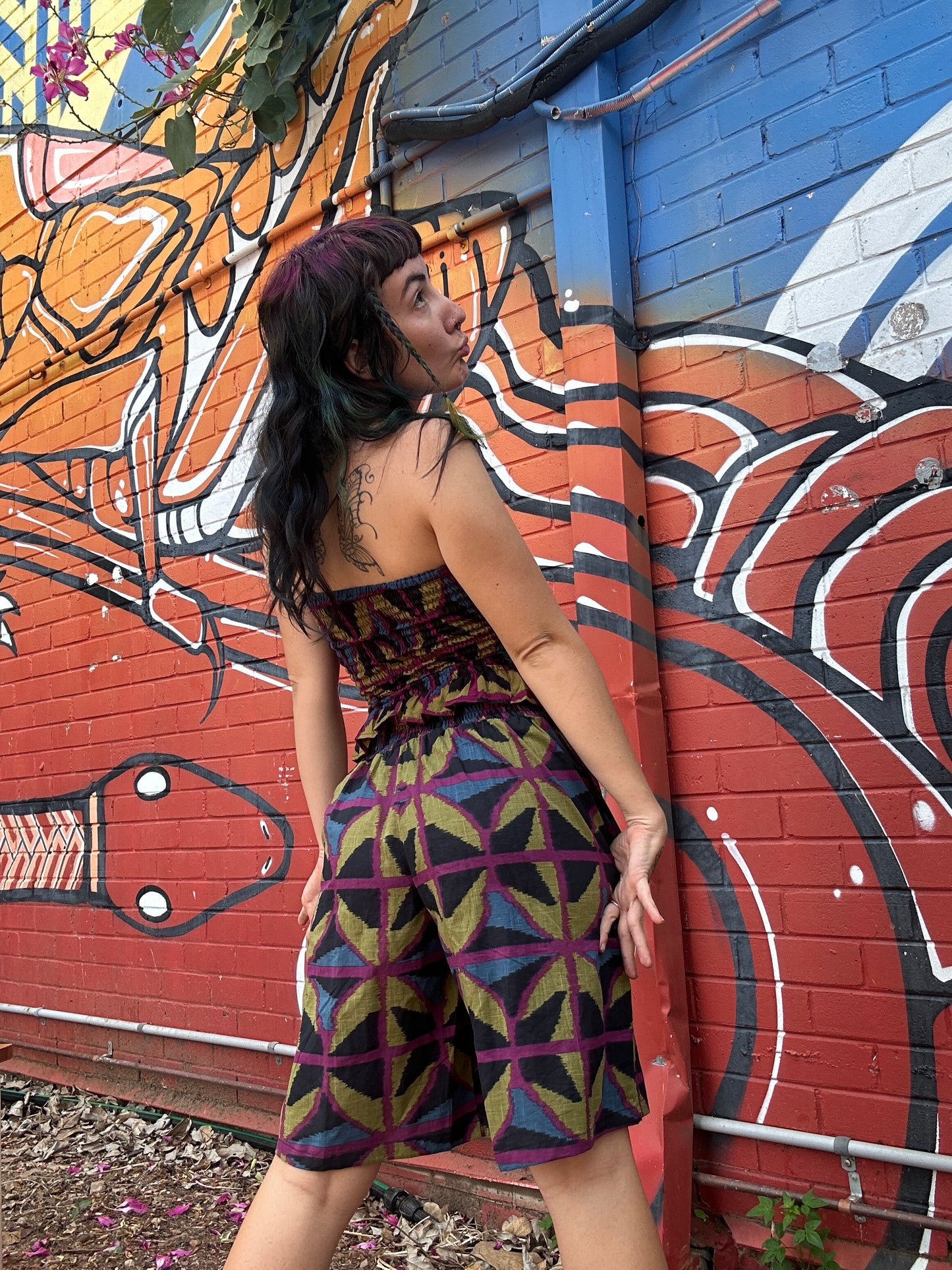 Jewel Spider Bermuda Shorts