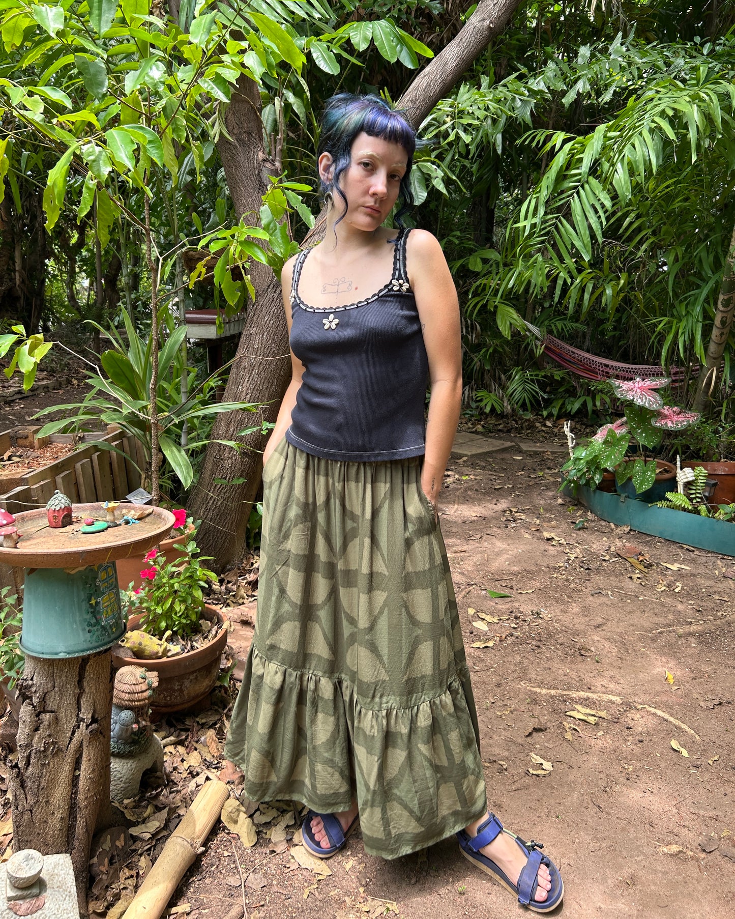 Ruffle Skirt in various Breezeblock Colourways