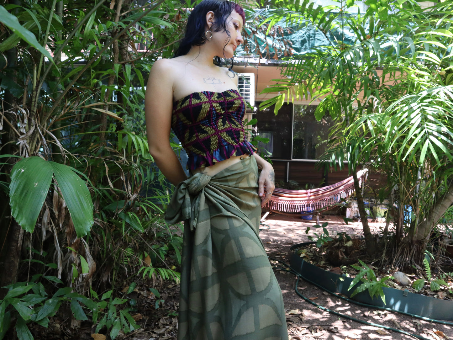 Breezeblock Sarong in Urban camo