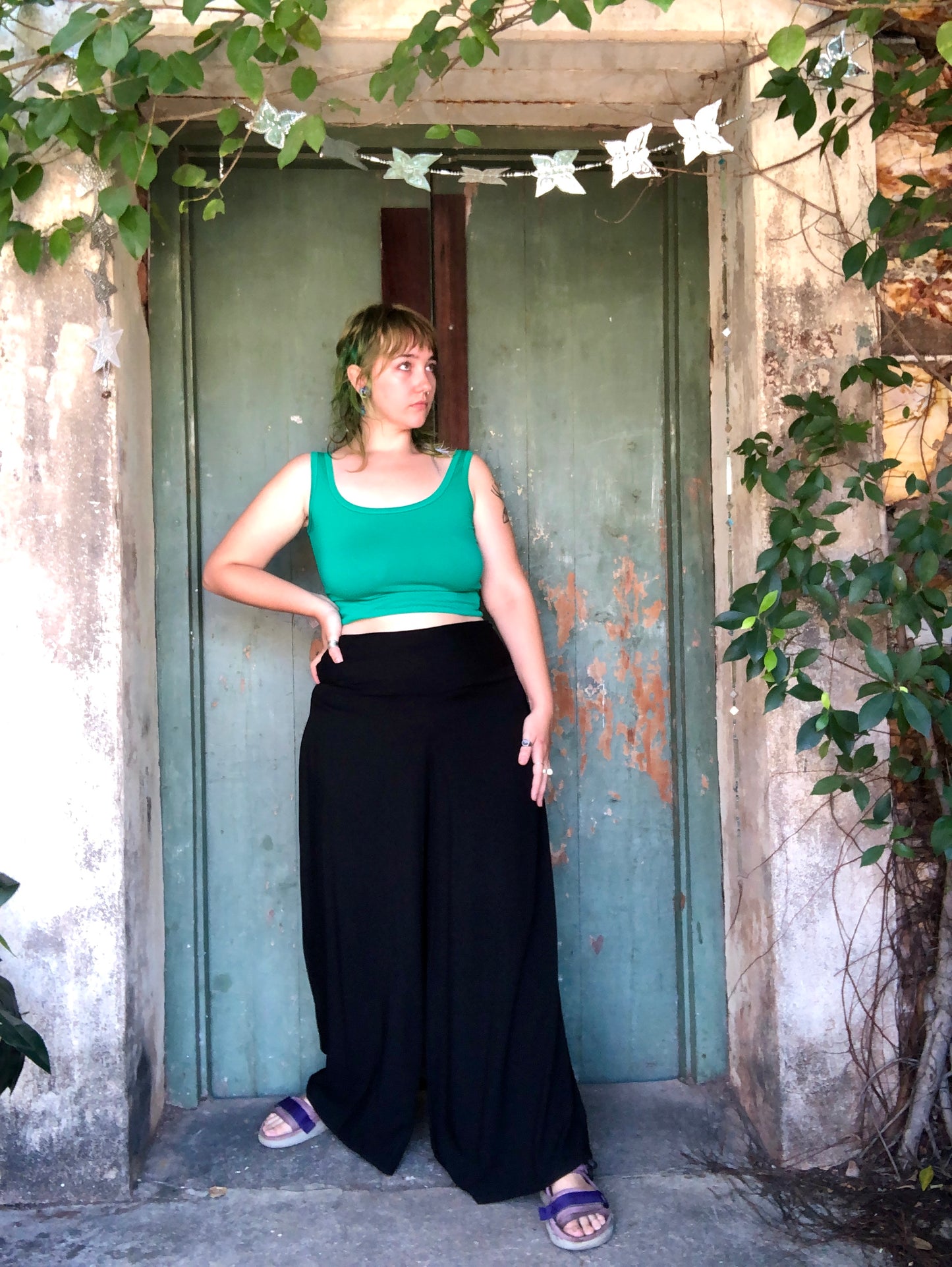 Classic Culottes In Black - Ginger Pink Darwin - ethical fashion - darwin clothing shop - darwin clothing store - darwin fashion