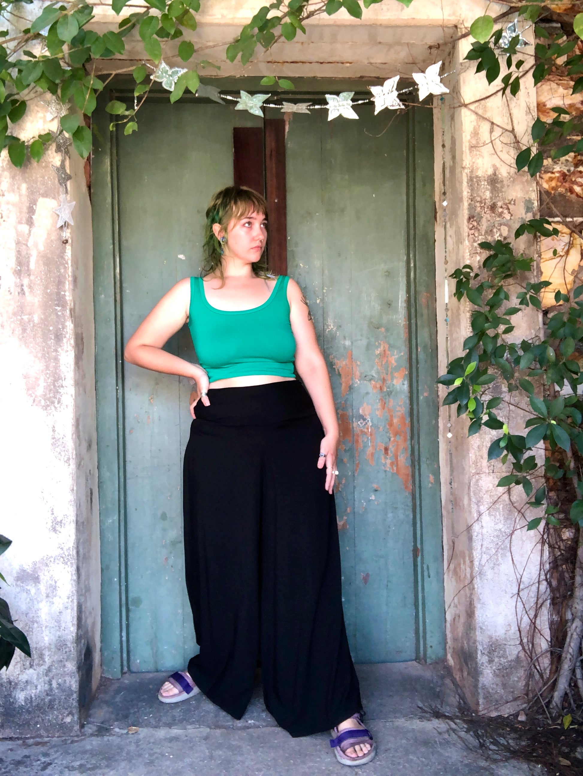 Classic Culottes In Black - Ginger Pink Darwin - ethical fashion - darwin clothing shop - darwin clothing store - darwin fashion