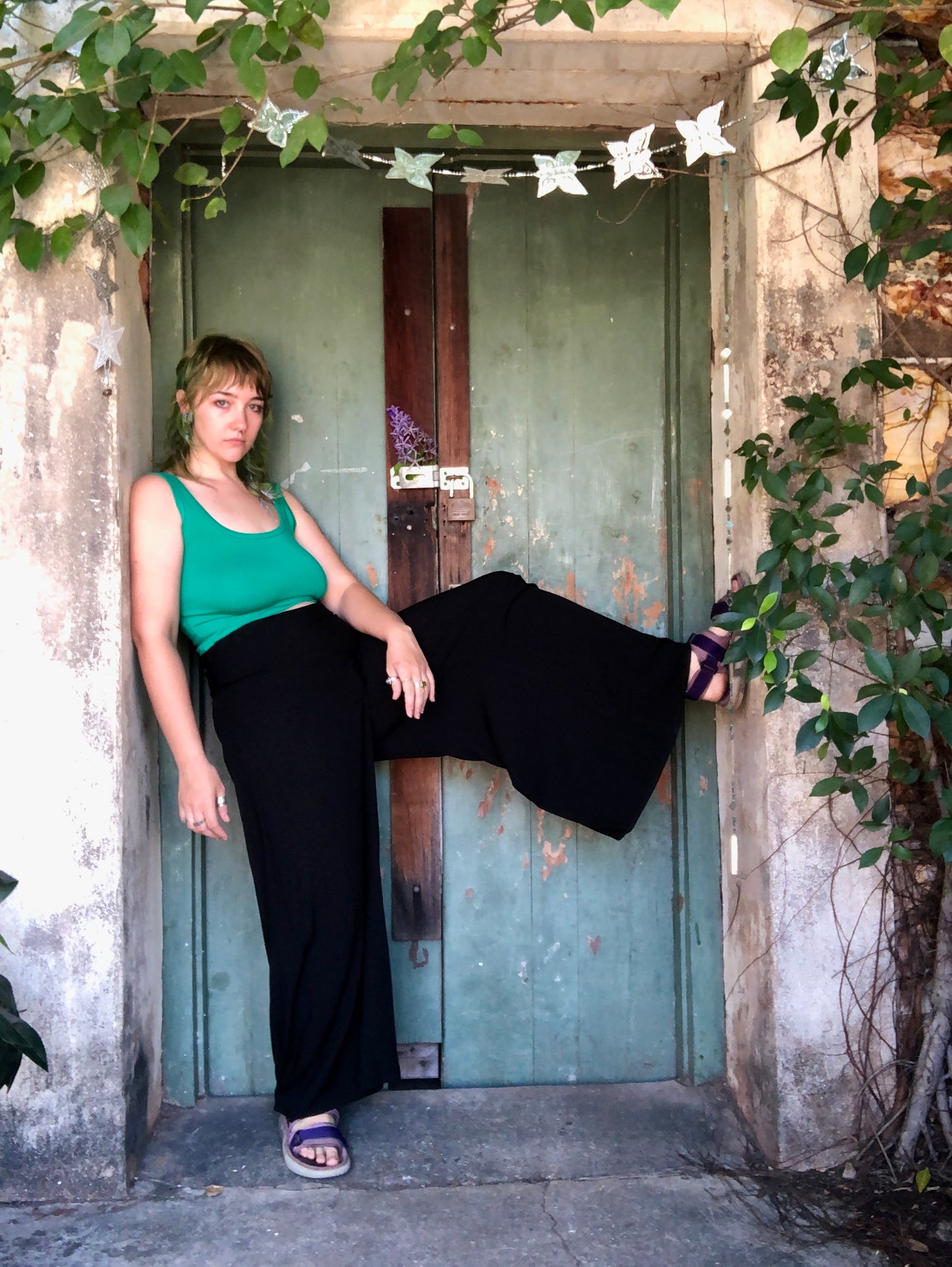 Classic Culottes in Black - Long Length - Ginger Pink Darwin - ethical fashion - darwin clothing shop - darwin clothing store - darwin fashion
