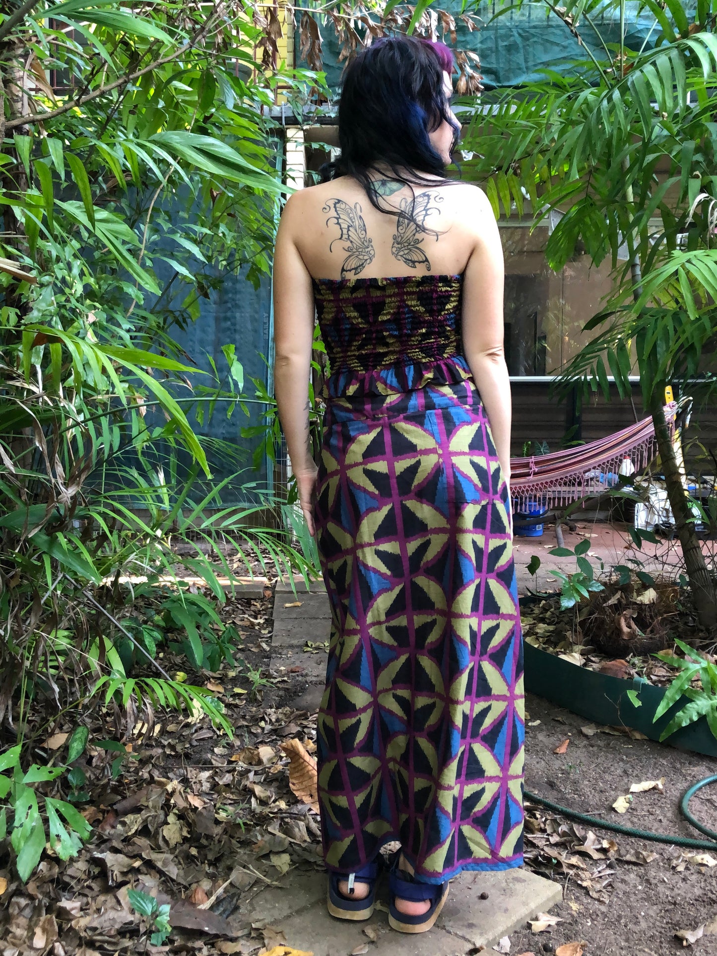 Jewel spider LONG A-line Skirt