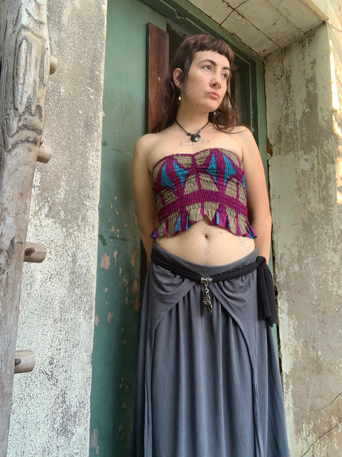 Ruffle Bandeau OG Print