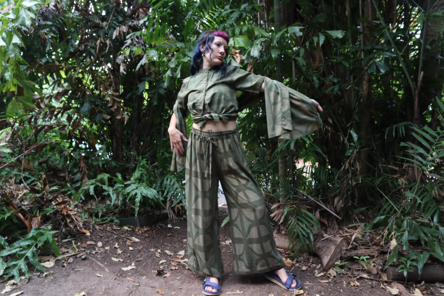 Lounge pants in Urban camo