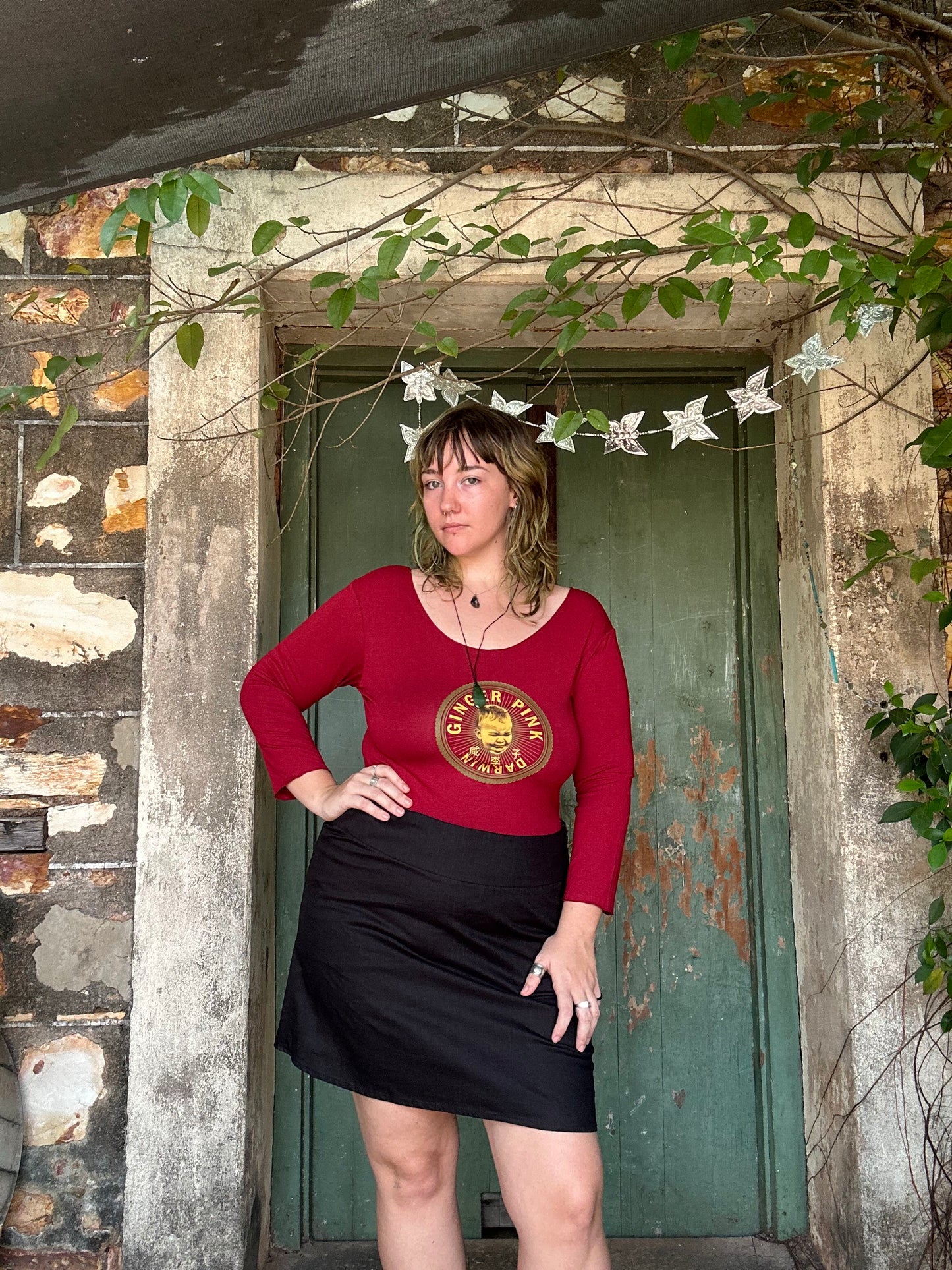 Yoga long sleeve Ruby Red
