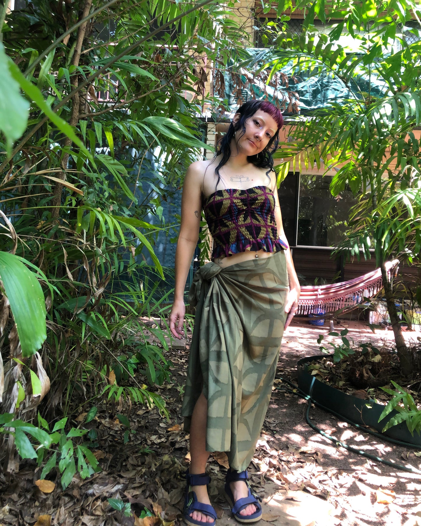 Breezeblock Sarong in Urban camo