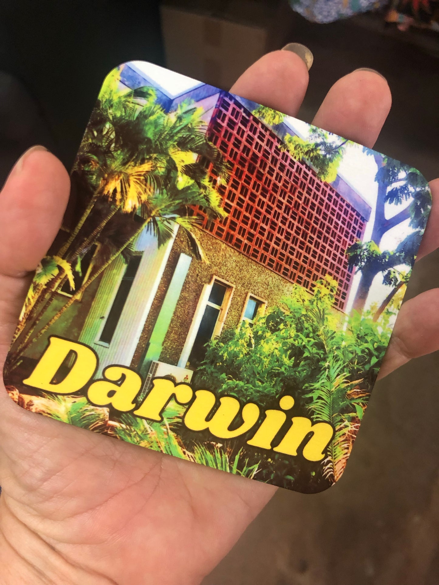 Coasters- Darwin, suburbs and beyond, and street art (MDF) - Ginger Pink Darwin - ethical fashion - darwin clothing shop - darwin clothing store - darwin fashion