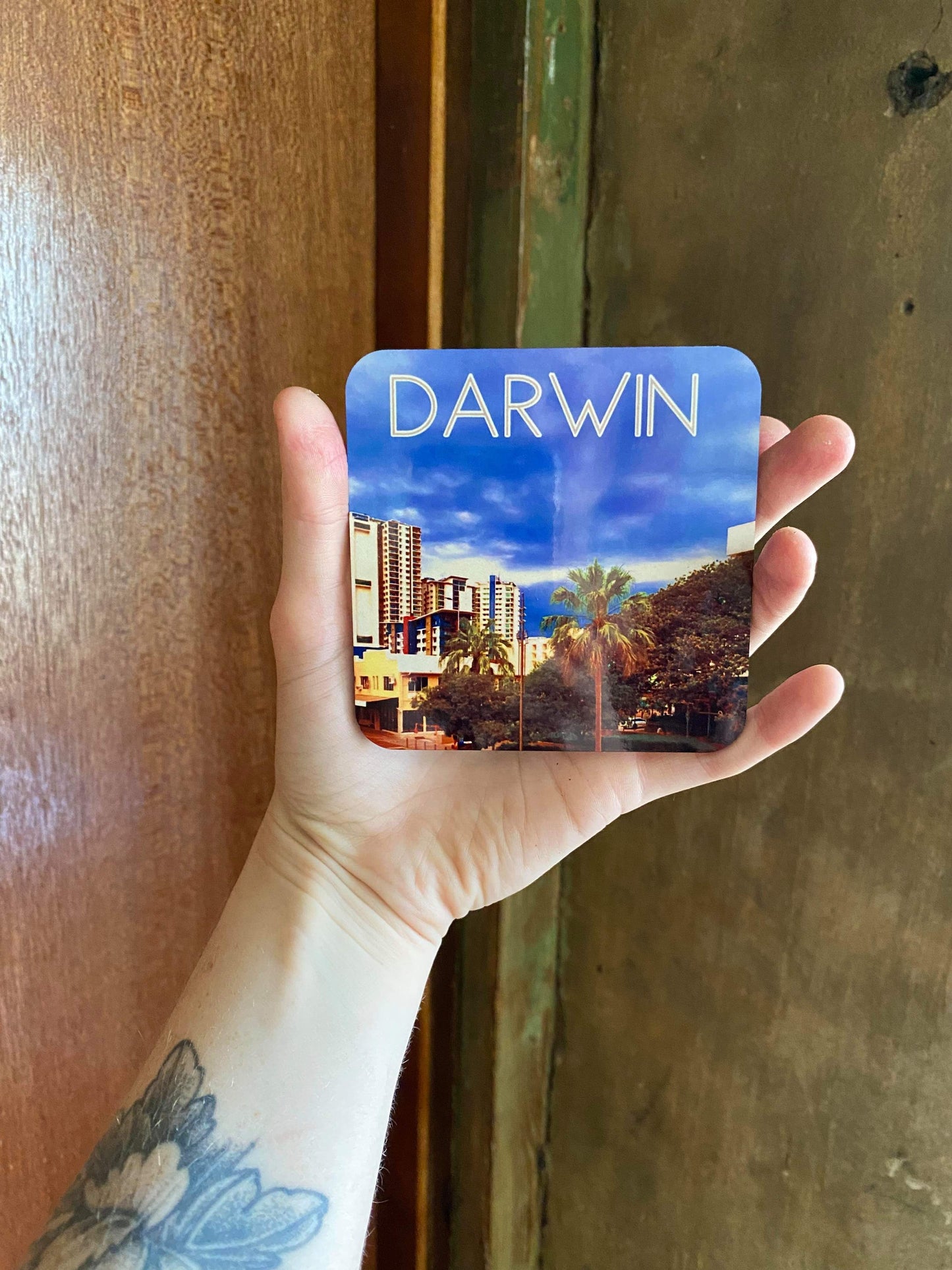 Coasters- Darwin, suburbs and beyond, and street art (MDF) - Ginger Pink Darwin - ethical fashion - darwin clothing shop - darwin clothing store - darwin fashion