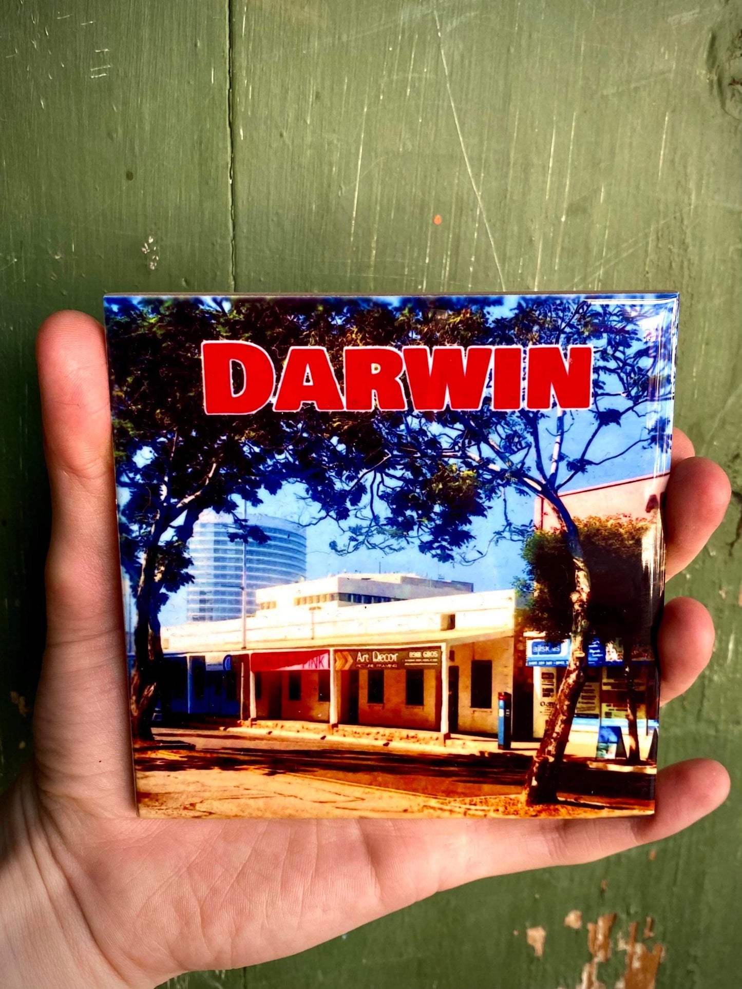 Coasters/Tiles of Darwin, suburbs and beyond, and street art-(Ceramic) - Ginger Pink Darwin - ethical fashion - darwin clothing shop - darwin clothing store - darwin fashion