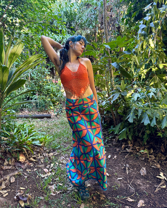Jungle Juice A-Line Maxi Skirt