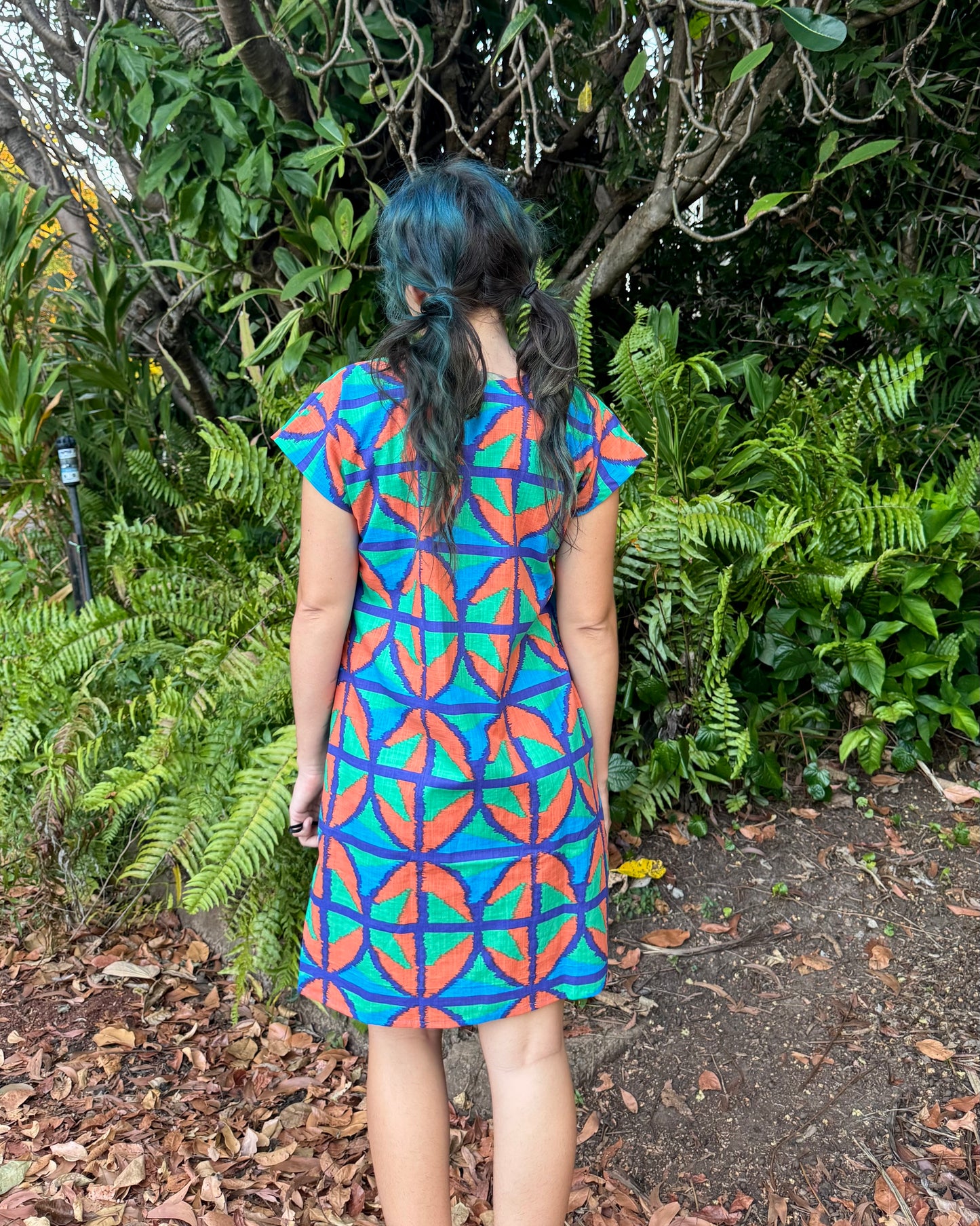 Hang Around Dress in Jungle Juice Above knee