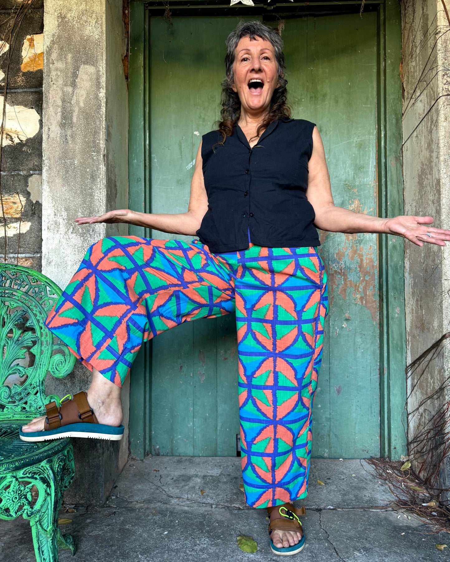 Jungle Juice print Passion pants