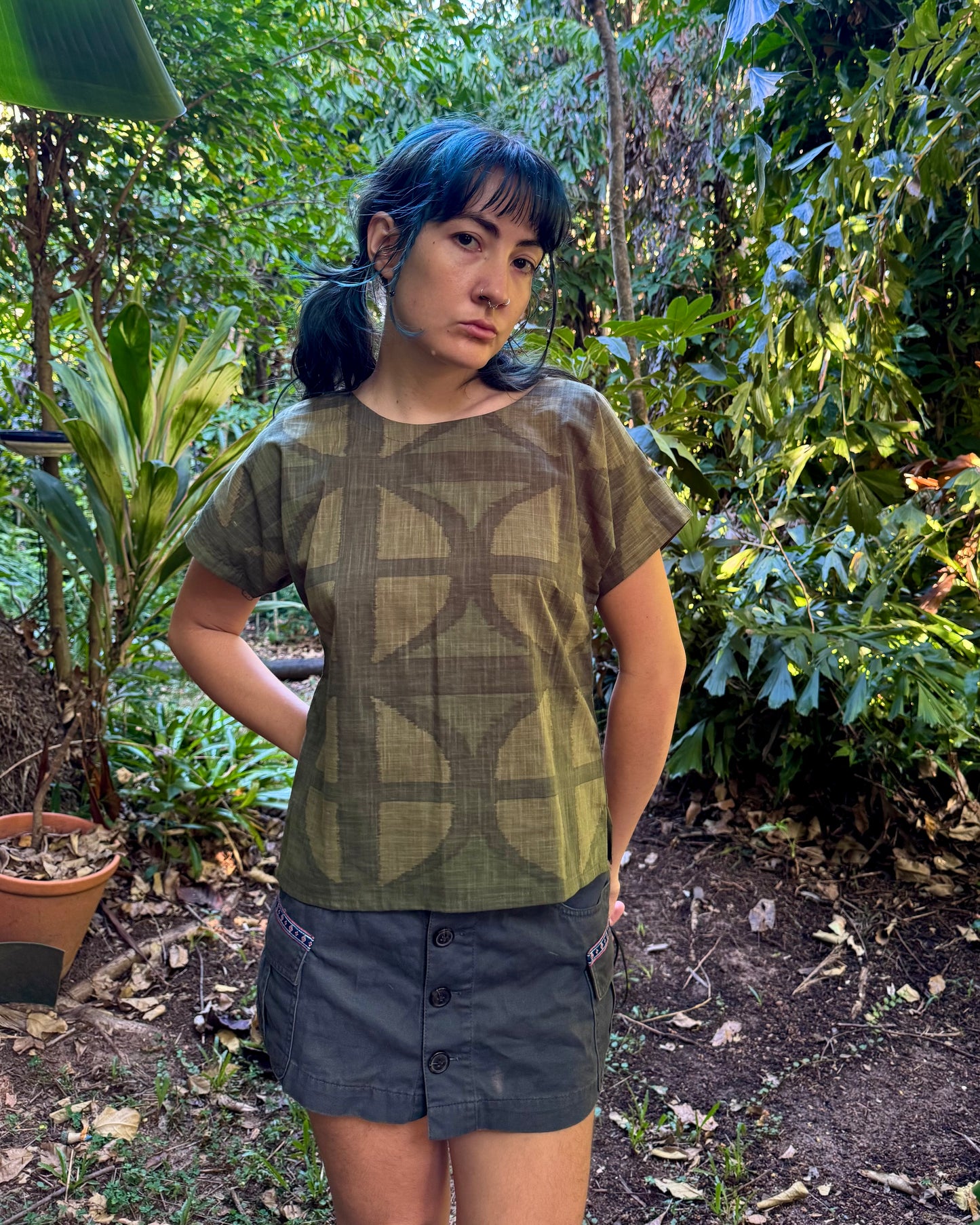 Hang around top in Urban Camo