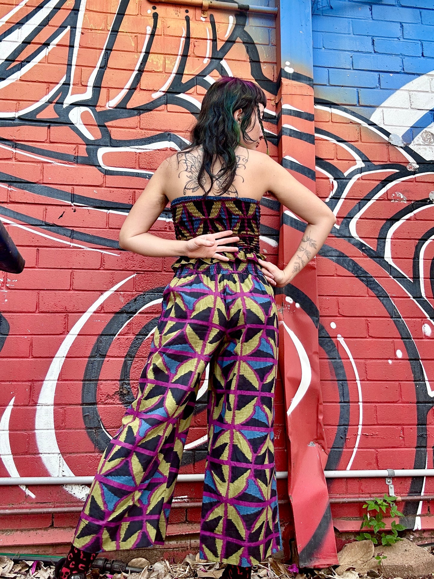 Jewel Spider print Passion pants