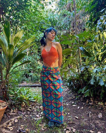 Jungle Juice A-Line Maxi Skirt