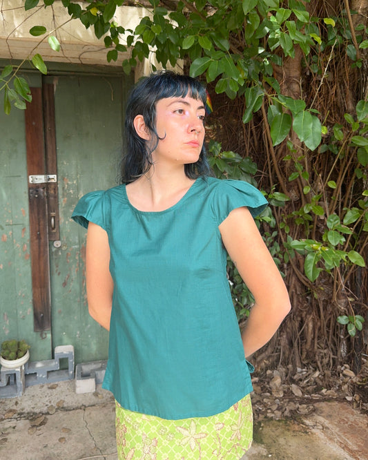 Cotton Courtney Cap Top in Various Colours