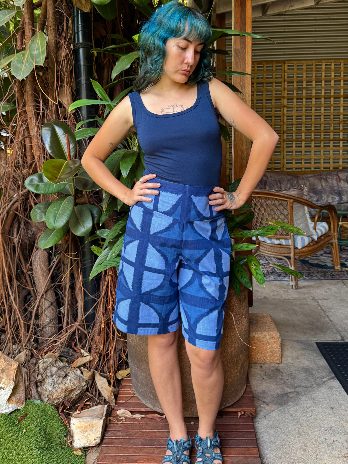 Mood Indigo Bermuda Shorts