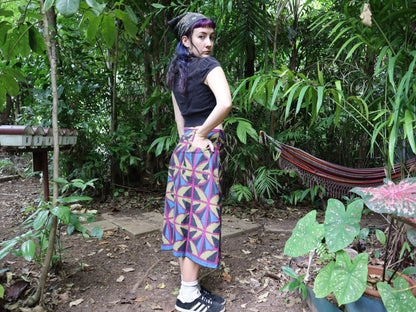 Jewel spider Midi A-line Skirt