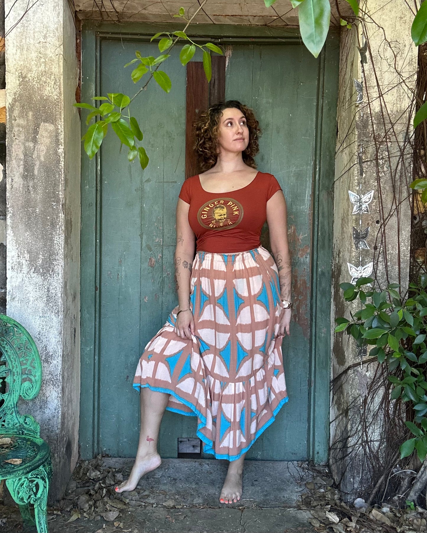 Ruffle Skirt in various Breezeblock Colourways