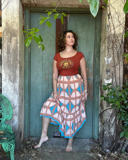 Ruffle Skirt in various Breezeblock Colourways