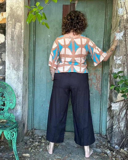 Ruffle top in all Breezeblock Colourways