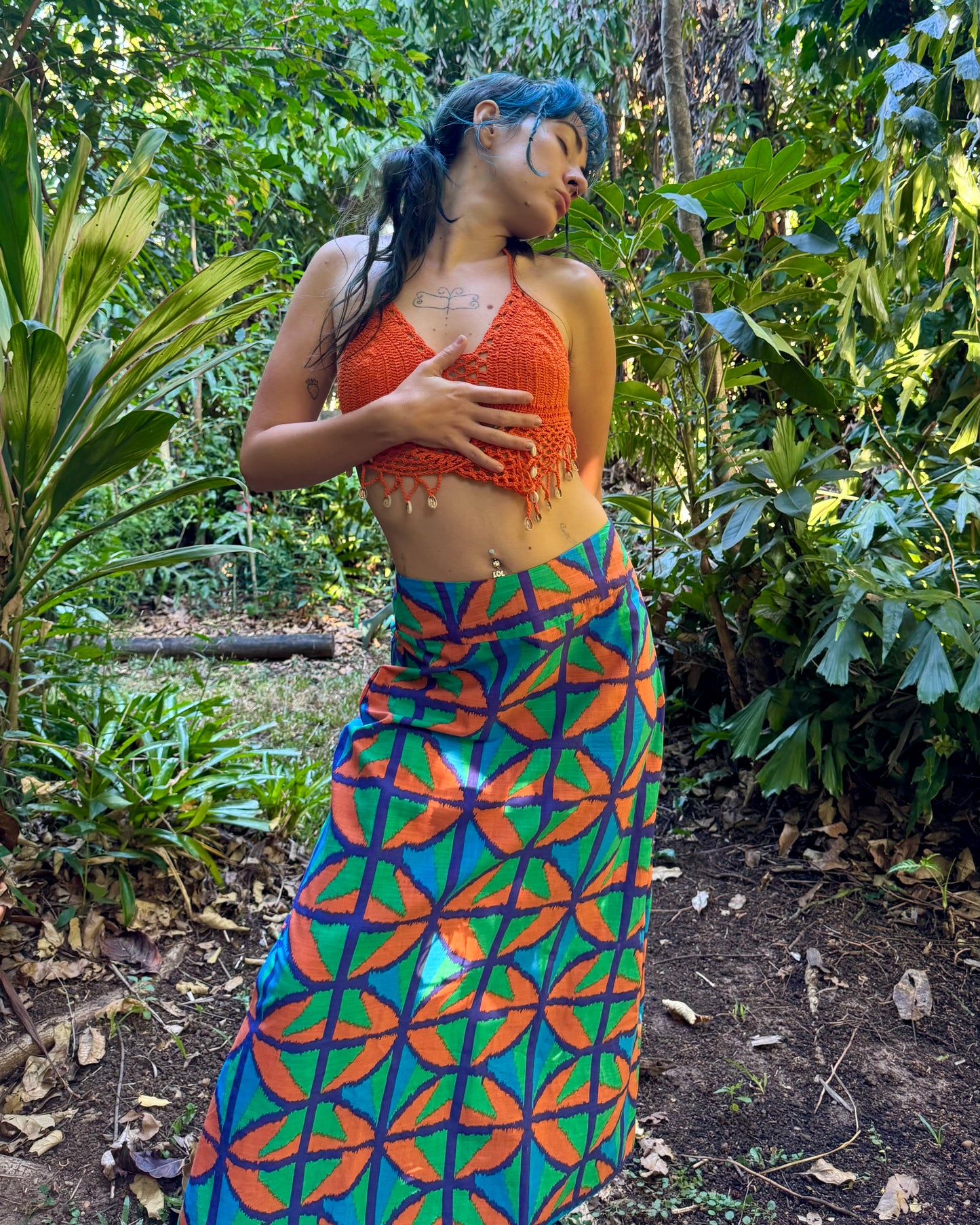 Jungle Juice A-Line Maxi Skirt