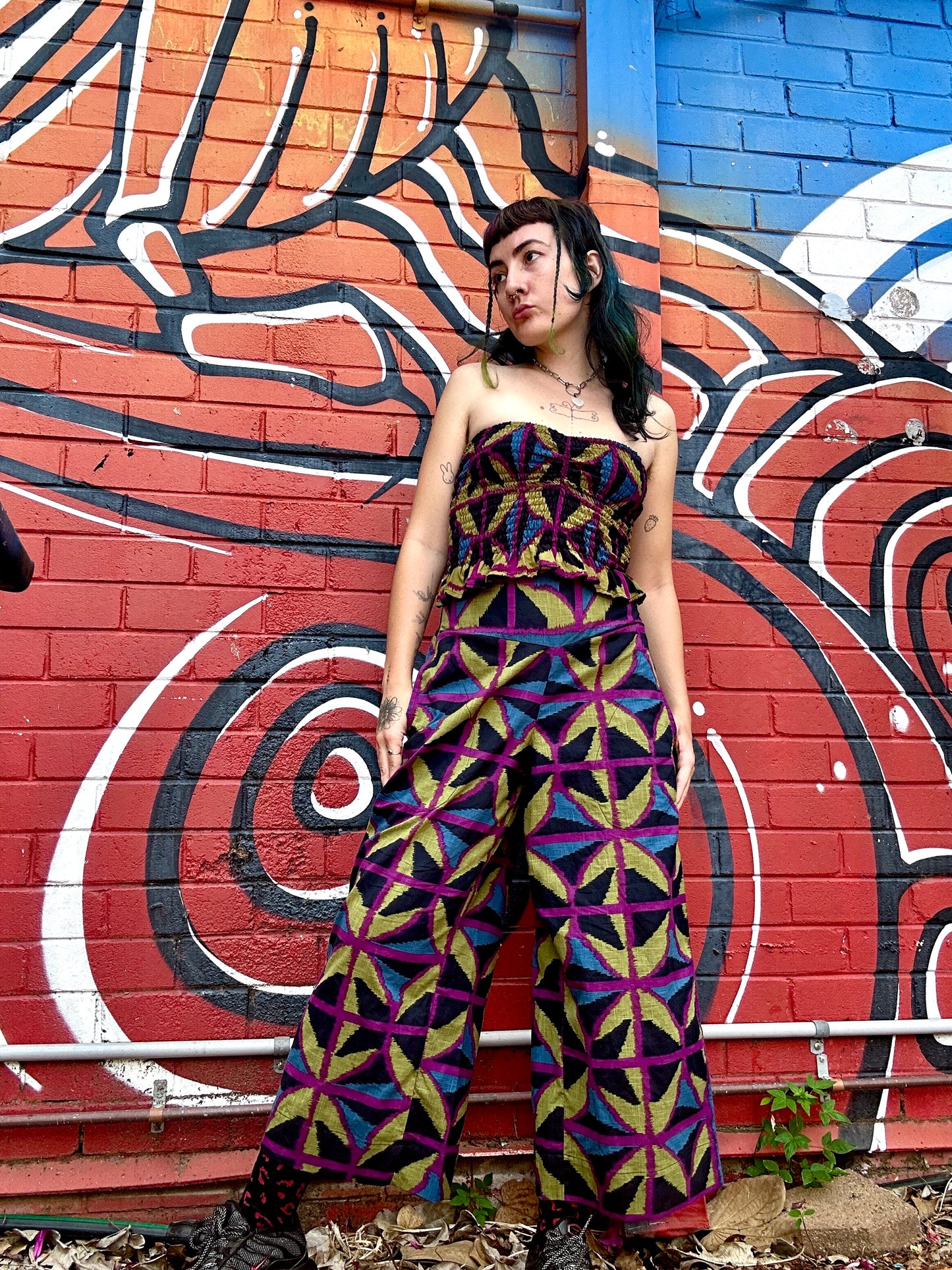 Jewel Spider print Passion pants