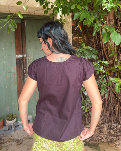 Cotton Courtney Cap Top in Various Colours