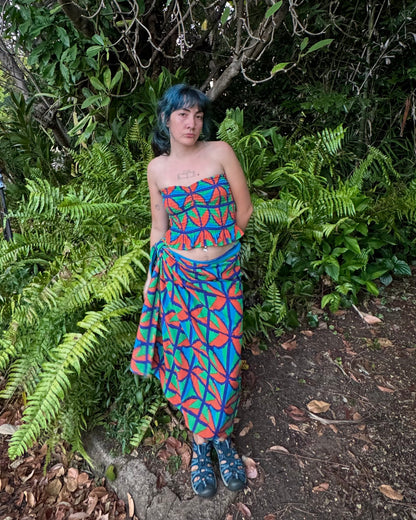 Breezeblock Sarong in Jungle Juice