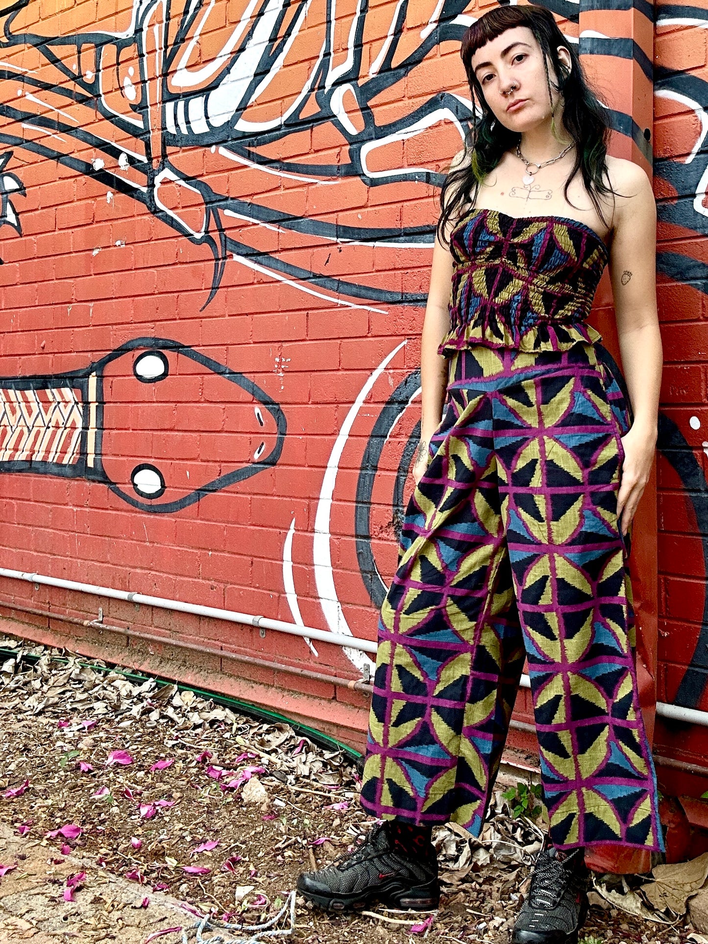 Jewel Spider print Passion pants