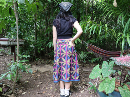 Jewel spider Midi A-line Skirt