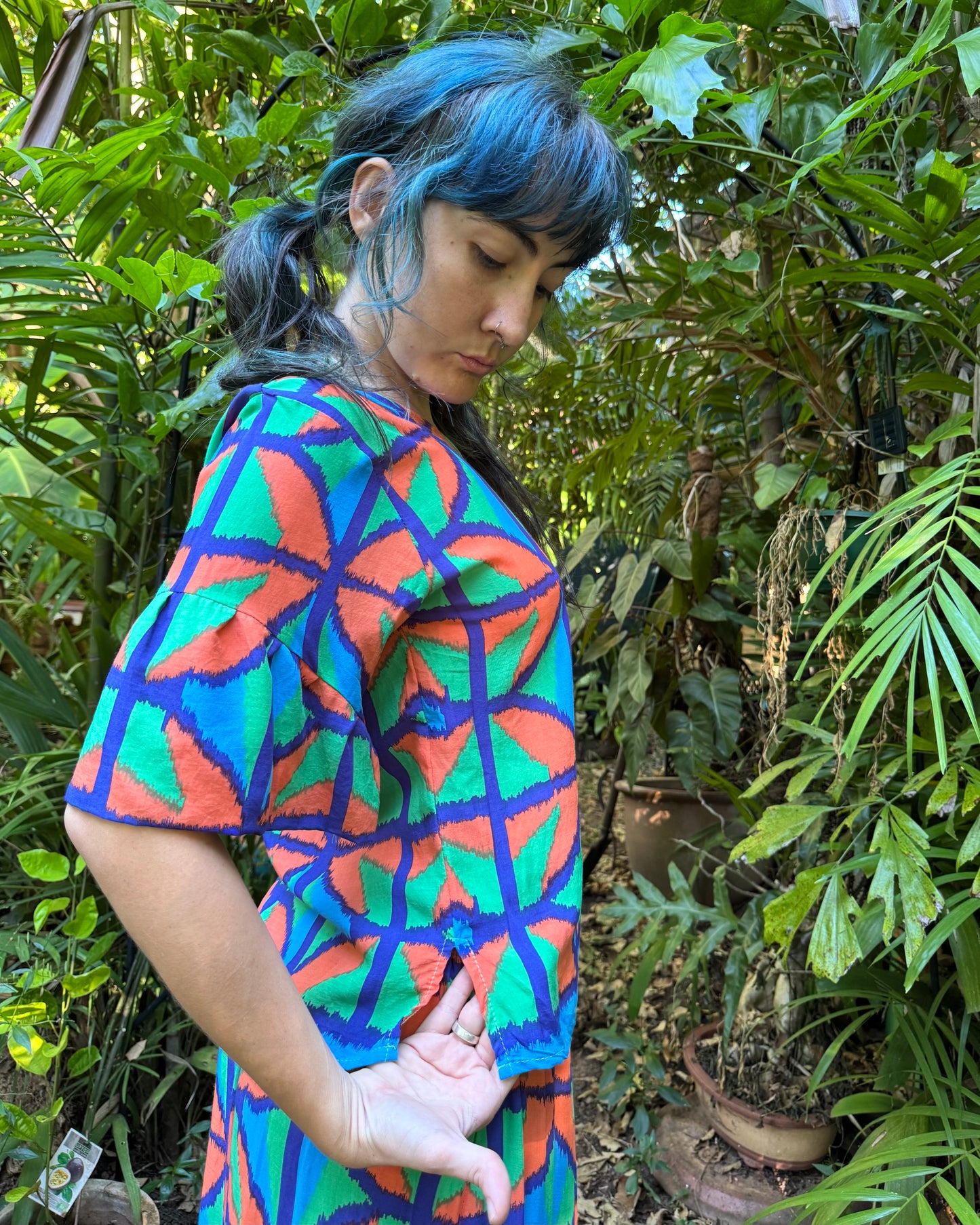 Ruffle top in all Breezeblock Colourways