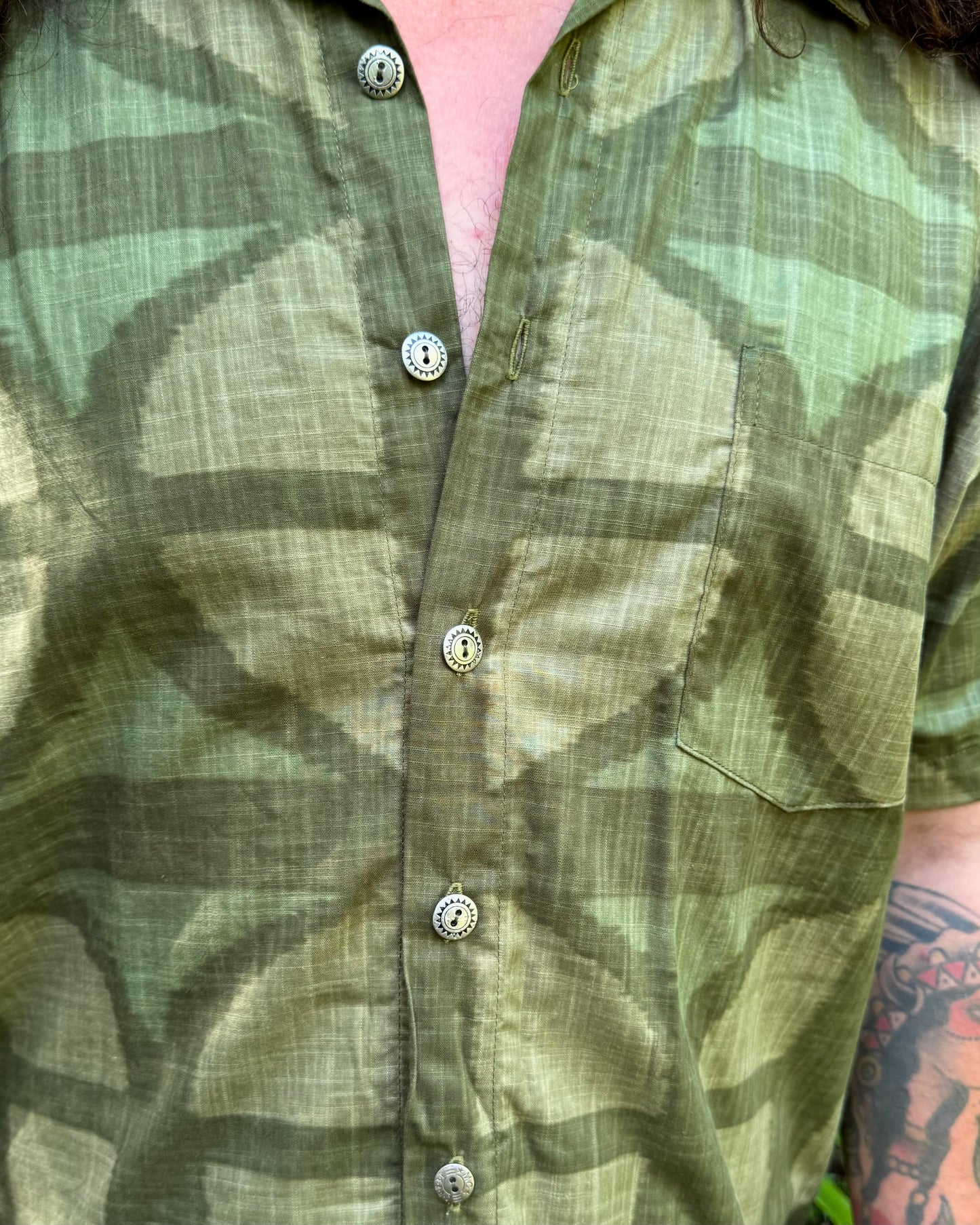 Unisex Button up Shirt Urban Camo