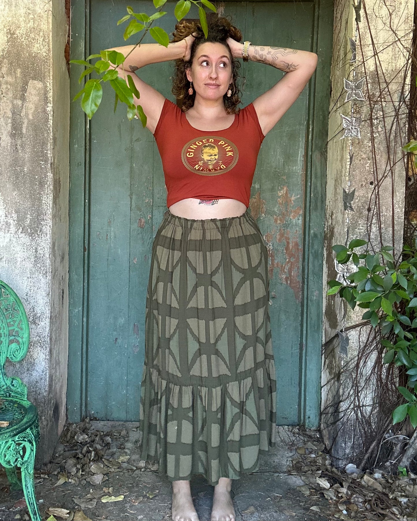 Ruffle Skirt in various Breezeblock Colourways