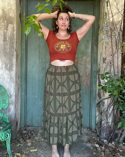 Ruffle Skirt in various Breezeblock Colourways