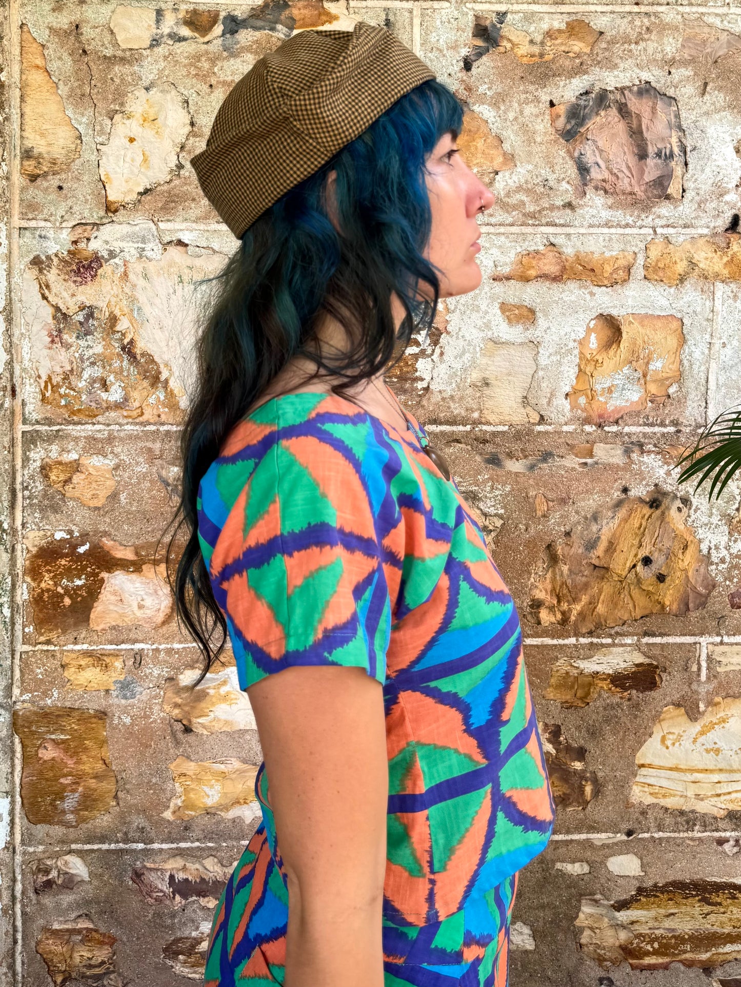 Hang around top in Jungle Juice Shorter length