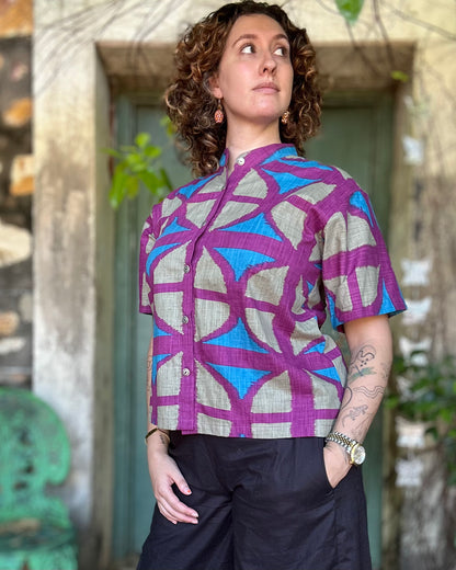 Gold rush top in Original BreezeBlock