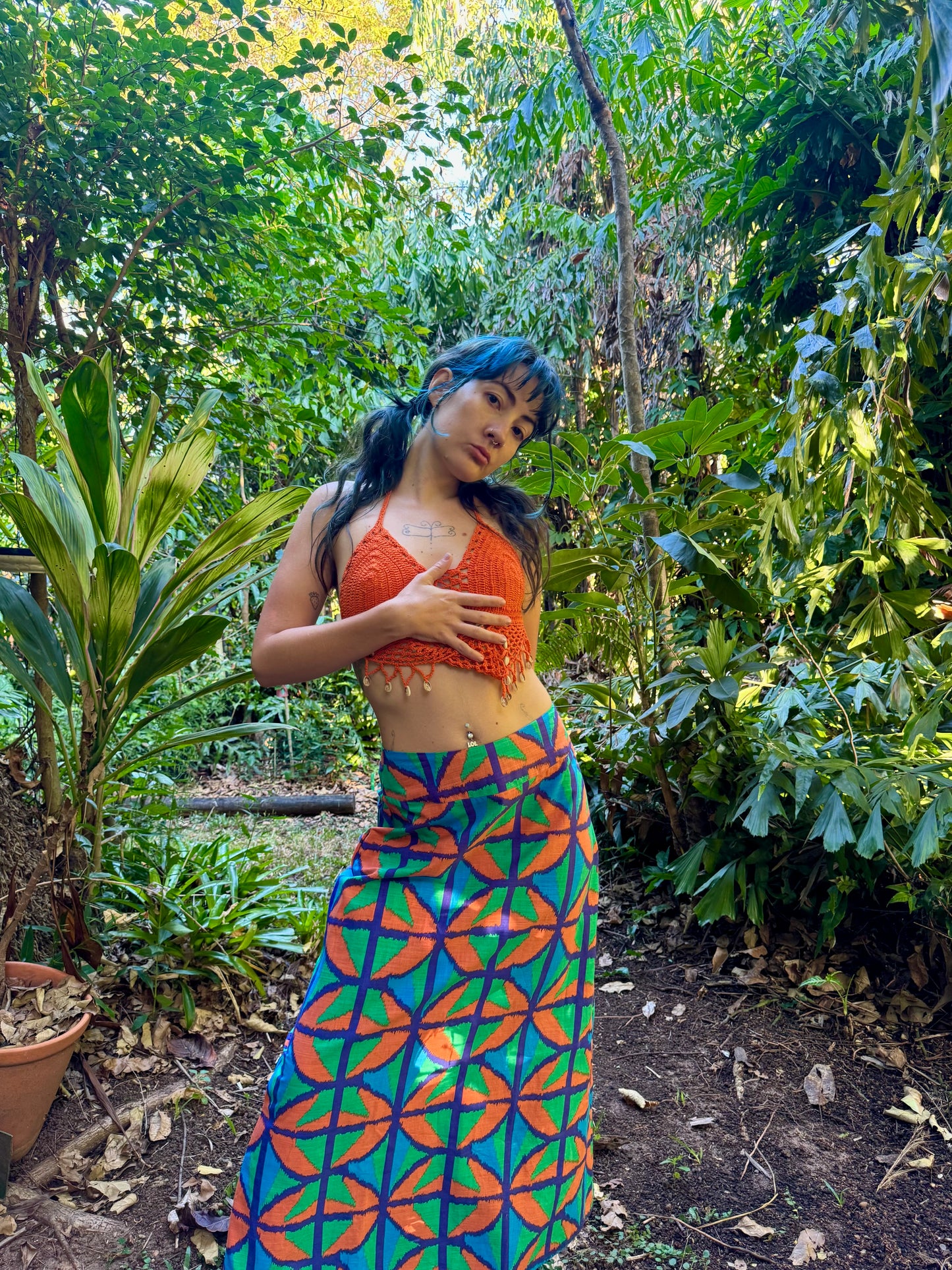 Jungle Juice A-Line Maxi Skirt