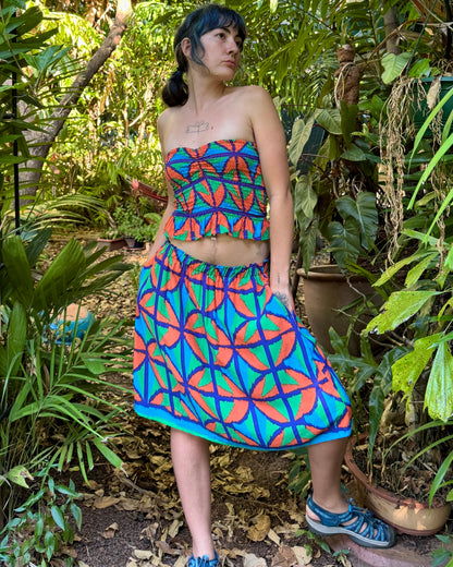 Simple Skirt in Jungle Juice