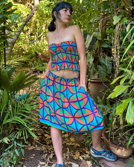 Simple Skirt in Jungle Juice