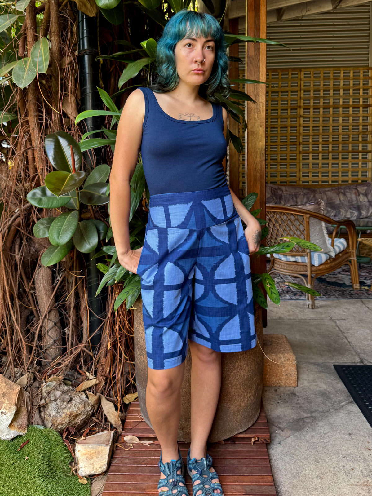 Mood Indigo Bermuda Shorts