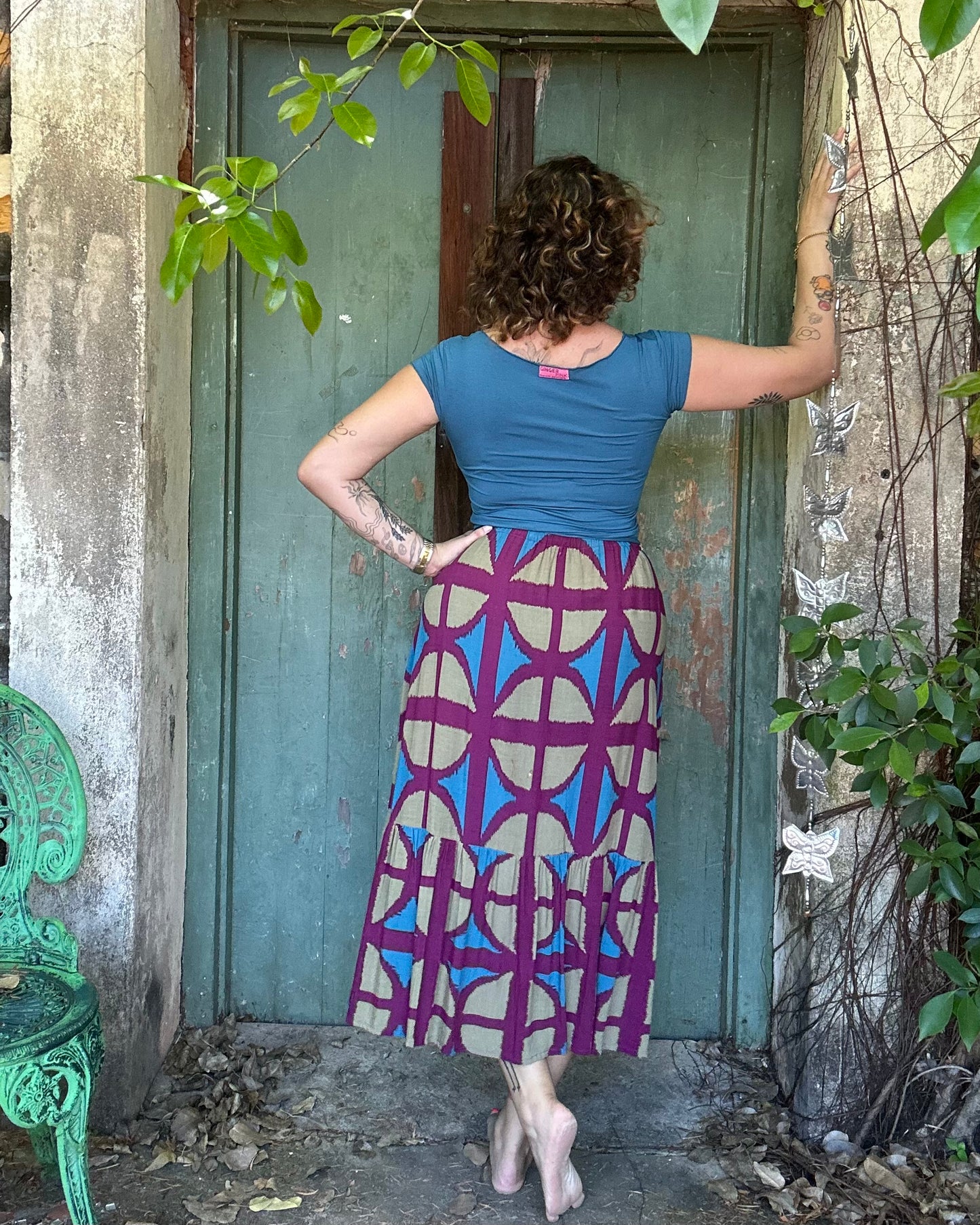 Ruffle Skirt in various Breezeblock Colourways